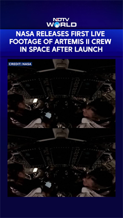 NASA Releases Video Of Artemis II Astronauts Inside The Spacecraft Leaving Earth