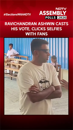 Tamil Nadu Assembly Elections 2026: Ravichandran Ashwin Casts His Vote, Clicks Selfies With Fans