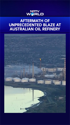 Aftermath Of Unprecedented Blaze At Australian Oil Refinery