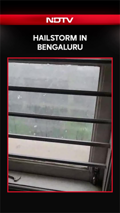 Bengaluru Hailstorm: Sudden Hailstorm Batters Bengaluru