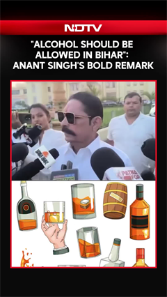 "Alcohol Should Be Allowed In Bihar": JDU's Anant Singh Makes Bold Remark