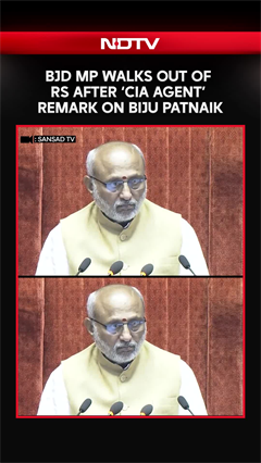 BJD MP Sasmit Patra Walks Out Of Parliament After CIA Agent Remark On Biju Patnaik