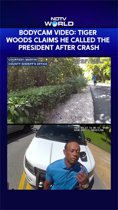 After Crash, Tiger Woods Told Cops He Was 'Talking  To The President'