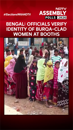 West Bengal Polls 2026: Identity Checks Conducted for Burqa-Clad Voters at Polling Booths
