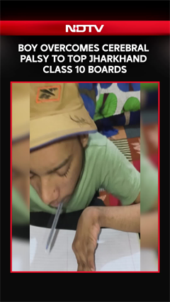 Video : Boy Overcomes Cerebral Palsy To Top Jharkhand Class 10 Boards