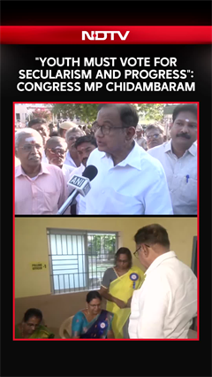 Assembly Elections | "Youth Must Vote For Secularism And Progress": Says Congress MP P Chidambaram