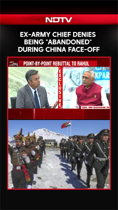 Ex-Army Chief Denies Being "Abandoned" During China Face-Off