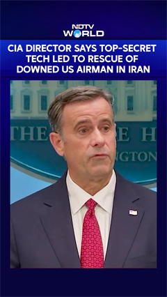 CIA Director Says Top-Secret Tech Led To Rescue Of Downed US Airman In Iran