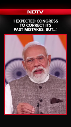 PM Modi Attacks Congress, Says They Missed Opportunity To Script History