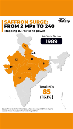 From 2 MPs in 1984 To 200+ Powerhouse: The Rise Of Bharatiya Janata Party