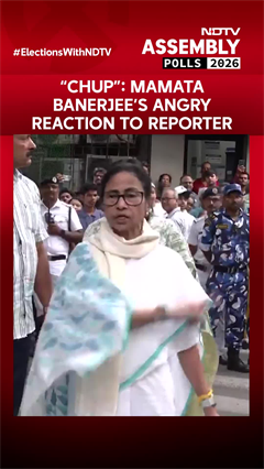 West Bengal Election | "Chup": Mamata Banerjee's Angry Reaction To Reporter