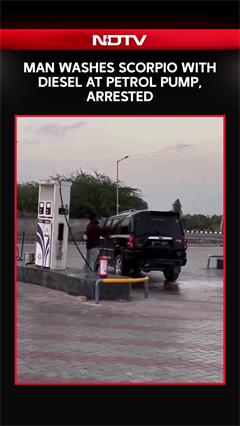 Rajasthan: Man Washes Scorpio With Diesel At Petrol Pump, Arrested