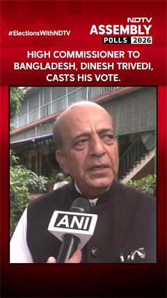 West Bengal Elections | High Commissioner To Bangladesh, Dinesh Trivedi, Casts His Vote.
