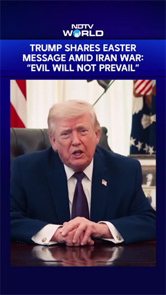 Trump Shares Easter Message Amid Iran War: &ldquo;Evil Will Not Prevail&rdquo;