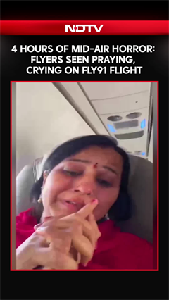 4 Hours Of Mid-Air Horror: Flyers Seen Praying, Crying On Fly91 Flight As It Gets Diverted