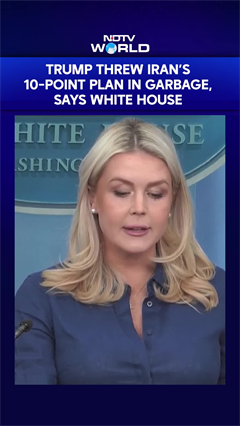 Trump Threw Iran&rsquo;s 10-Point Plan In Garbage, Says White House Press Secy Karoline Leavitt