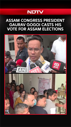 Gaurav Gogoi News | Assam Congress Chief Gaurav Gogoi Casts His Vote