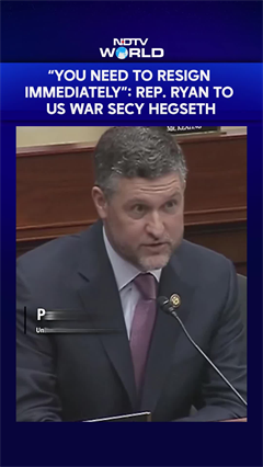 &ldquo;You Need To Resign Immediately&rdquo;: Rep. Ryan To War US War Secretary Pete Hegseth