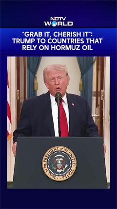 "We Don't Need Oil From Hormuz, Those Who Need It Must Protect It": Trump In His Address