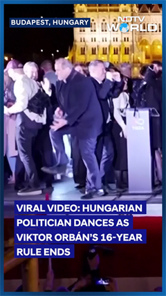 Viral Video: Hungarian Politician Dances As Viktor Orb&aacute;n's 16-Year Rule Ends