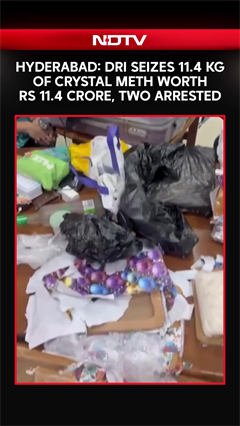 Hyderabad: DRI Seizes 11.4 Kg Of Amphetamine (Crystal Meth) Worth Rs 11.4 Crore; Two Women Arrested