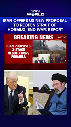 Iran Offers US New Proposal To Reopen Strait Of Hormuz & To End War, Says Media Reports