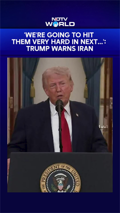 "We're Going To Bring Them Back To The Stone Age": Trump's Fresh Warning To Iran