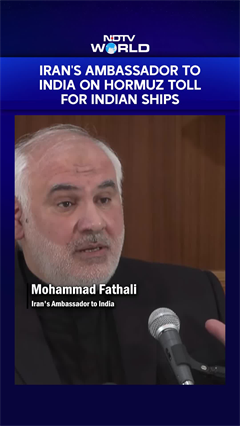Iran Envoy Hails India As "Reliable Partner" Amid Strait Of Hormuz Tensions