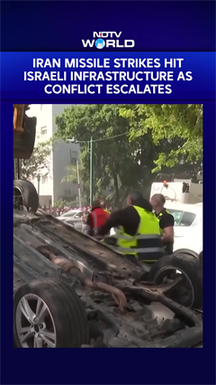 Iranian Missile Strikes Damage Israeli Infrastructure As West Asia Tensions Rise