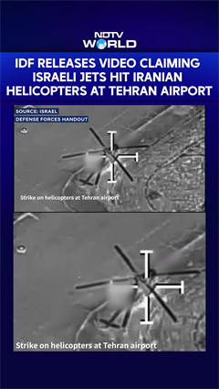 Israel Strikes 3 Tehran Airports In Major Escalation