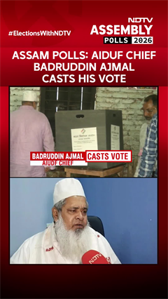 Assam Elections | Assam Polls: AIDUF Chief Badruddin Ajmal Casts His Vote