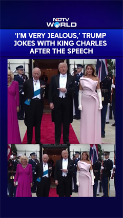 Trump Says He Was 'Jealous' Of King Charles Speech To The US Congress