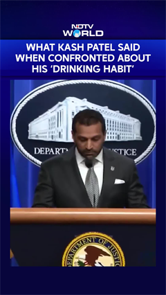 What Kash Patel Said When Confronted About His 'Drinking Habit'