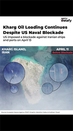 Iran Continues To Load Oil At Kharg Island Despite US Naval Blockade By Iranian Ports And Ships.
