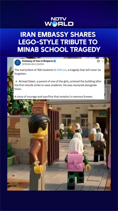 Iran Lego Video | Iran Embassy In Bulgaria Shares LEGO-Style Tribute To Minab School Tragedy