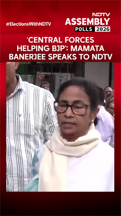 Bengal News | Mamata Banerjee Speaks To NDTV:  'Central Forces Helping BJP'
