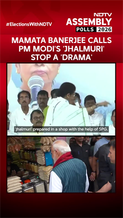 Mamata Banerjee Calls PM Modi's 'Jhalmuri' Stop A 'Drama'