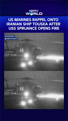 US Marines' Dramatic Capture Of Iranian Cargo Ship Touska After Missile Attack