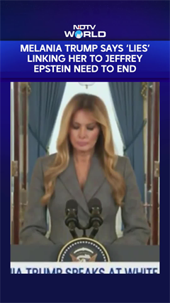 Melania Trump Says 'Lies' Linking Her To Jeffrey Epstein Need To End