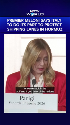 Giorgia Meloni Says Italy To Do Its Part To Protect Shipping Lanes In Hormuz