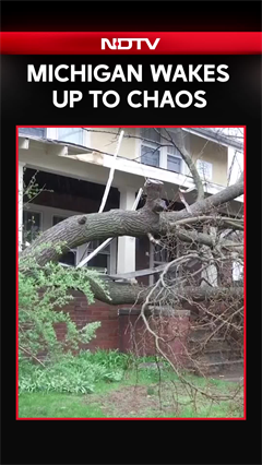 US News | Severe Storms Strike Michigan, Damaging 2 Ice Arenas, Other Structures