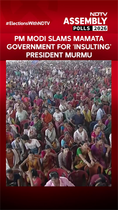 &lsquo;TMC Hates Tribal Sisters&rsquo;: PM Modi Slams Mamata Govt Over Remarks On President Murmu