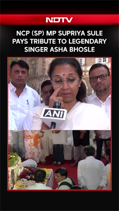 &ldquo;End Of An Era&rdquo;: Supriya Sule Pays Tribute To Legendary Singer Asha Bhosle