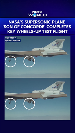 NASA&rsquo;s Supersonic Plane X-59 &lsquo;Son of Concorde&rsquo; Completes Crucial Wheels-Up Test Flight