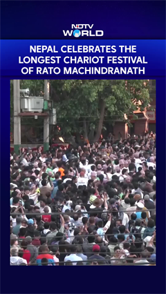 Nepal Celebrates Longest Chariot Festival Of Rato Machindranath