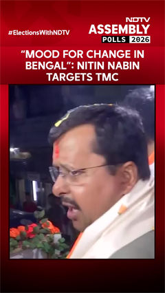 &ldquo;Mood for Change in Bengal,&rdquo; Nitin Nabin Targets TMC in Campaign