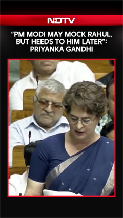 Women's Reservation Bill | 'PM Modi May Mock Rahul, But Heeds To Him Later': Priyanka Gandhi