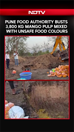 Maharashtra News | Pune Food Authority Busts 3,800 Kg Mango Pulp Mixed With Unsafe Food Colours