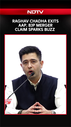 Raghav Chadha News | Raghav Chadha Exits AAP, BJP Merger Claim Sparks Buzz