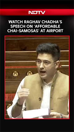 When Raghav Chadha Spoke On Issue Of 'Affordable Chai-Samosa' At Airports